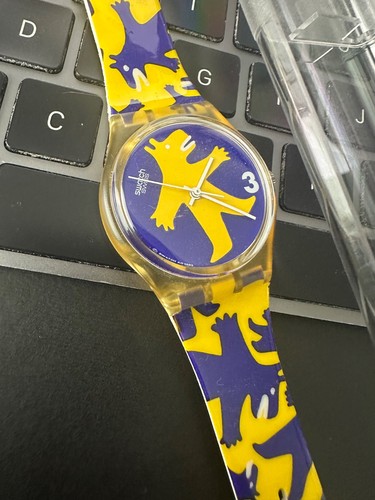 Swatch Watch Bestione Bear GJ112 1994 Bestione Bear Gabriella Giandelli - Picture 3 of 12