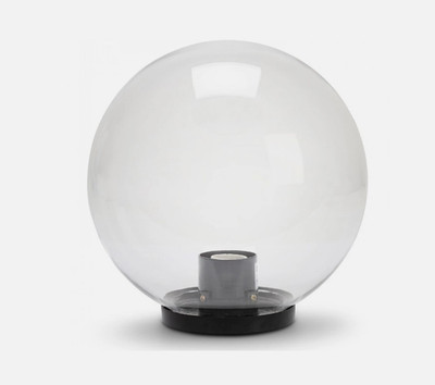 Transparente PMMA-Kugel Diffusor E27 passend 200mm Velamp - SPH205