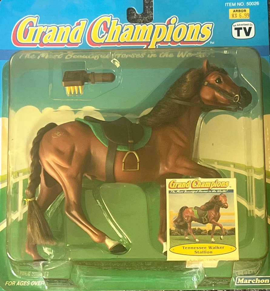 Grand Champions Tennessee Walker Stallion 1992 Marchon nuevo en caja caballo de colección Foto 3 de 4