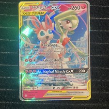 Pokémon Gardevoir & Sylveon GX Ultra Rare TAG TEAM Holo Sm-Unbroken Bonds 130/2…