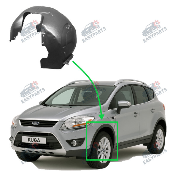 Radlauf StoßStange Locaro Reparatur Vorne Links FüR Ford Kuga 2008 - 2012-image
