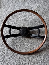 Porsche 380mm 911911 Woodenmetal Steering Wheel Restored 1965-1968 Porsche 380mm 911911 Woodenmetal Steering Wheel Restored 1965-1968