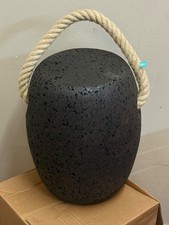 BNIB Designer Pipo Big Cork Stool / Table With Rope Handle By Hugo Silva Joana
