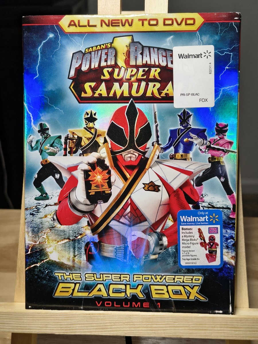 Power Rangers Super Samurai The Super Powered Black Box DVD Volume