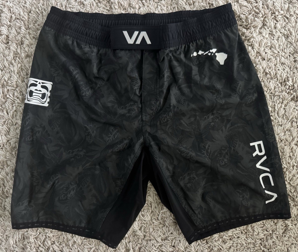 RARE BJ Penn RVCA Hawaii Scrapper Shorts MMA UFC BJJ SWIM TRUNKS