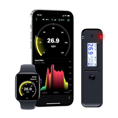 Geigerzähler Strahlungsdetektor Dosimeter Spektrometer mit kostenloser Mobil-App
