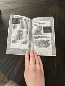 Sega Saturn Manual Only Revolution X W/Reg Card