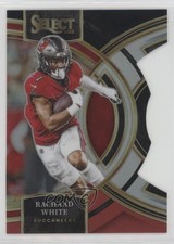 2023 Panini Select Premier Level Black & Red Prizm Die-Cut Rachaad White 1oa8