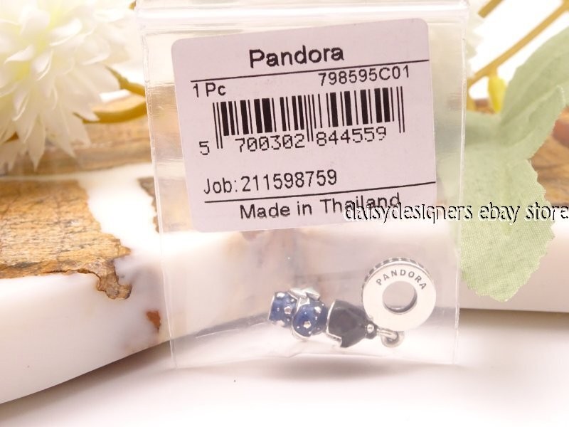NEW Pandora Japanese Doll Blue Kimono Charm 798595C01 Retired | eBay