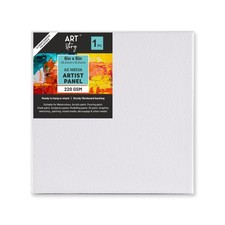 Little Birdie All Media Artist Panel Square 1/Pkg-6"X6" - 3 Pack