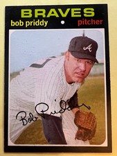 1971 Topps #147 Bob Priddy Atlanta Braves EX-MT FREE SHIPPING