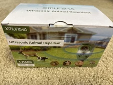 Ultrasonic Animal Repellent Outdoor 1 Pack Solar Powered