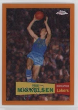 2007-08 Topps Chrome 1957-58 Variations Orange Refractor /199 Vern Mikkelsen HOF