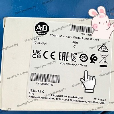 New Allen-Bradley 1734-IA4 POINT I/O 4 Point Digital Input Module US Free Tax