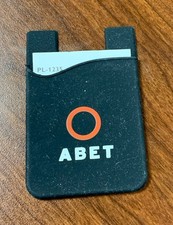 Black and Orange ABET Card Holder