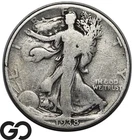 1938-D Walking Liberty Half Dollar, Better Date Denver Issue