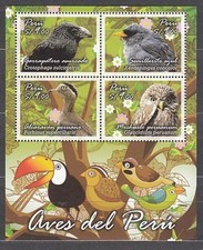 Peru - Yvert 75 ** MNH Fauna. Birds