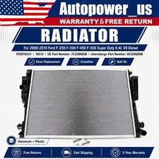 Set Of 1 Engine Cooling Radiator Fit Ford F250 350 450 550 Sd 6.4l 2008-2010 Set Of 1 Engine Cooling Radiator Fit Ford F250 350 450 550 Sd 6.4l 2008-2010