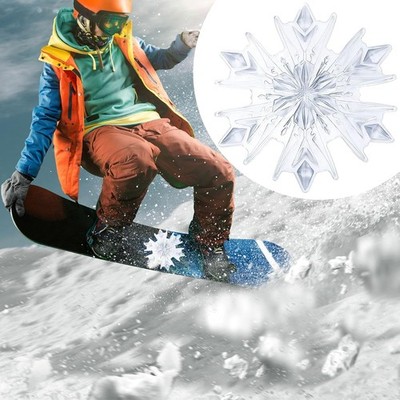 Snowboard Stomp Pad,Klare Schneeflocke Snowboard Stomp Pads,Selbstklebendes Ski