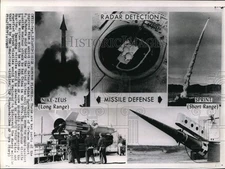 1967 Press Photo Key parts of a Nike-X anti-missile defense site - pim03386