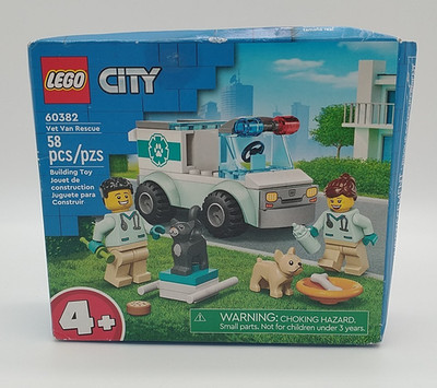 LEGO 60382 VET VAN RESCUE Cat Dog Veterinarian Lego Set City Town NEW