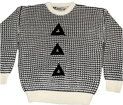 Vintage Gabrielle Black And White Sweater Size M