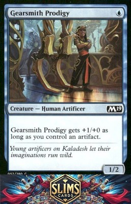 Magic the Gathering MTG Core Set 2019 Gearsmith Prodigy #57 Buy 2 Get 1