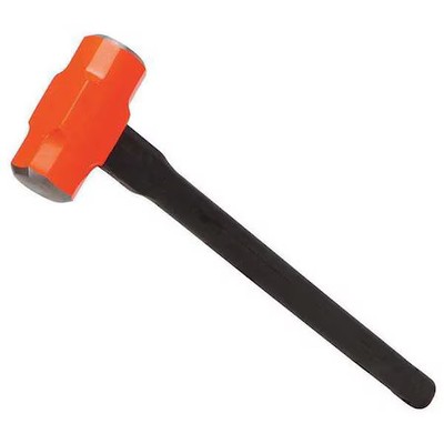 Westward 24Z034 Sledge Hammer, 10 Lb., 30 In, Rubber/Steel