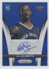 2014-15 Panini Prizm Rookie Auto Blue Prizm 30/499 Russ Smith #39 Auto a0s