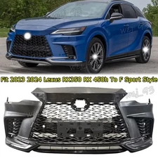 Front Bumper Conversion kit Fits 2023 2024 Lexus RX350 RX 450h F Sport Style