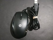 Original HP Wired USB Optical Laser Mouse Black Vintage Tested