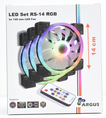 ### ARGUS LED Set RS-14 RBG 3x140mm Lüfter + RECHNUNG ###