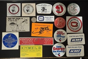 Vintage Mining Decals Kentucky Mining Related Companies Lot Of 17
