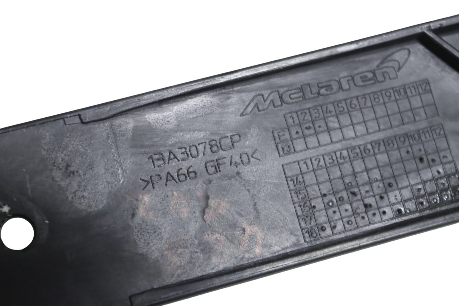McLaren 600LT Left & Right Radiator Air Duct Bracket Set (2) 2019 2020 OEM