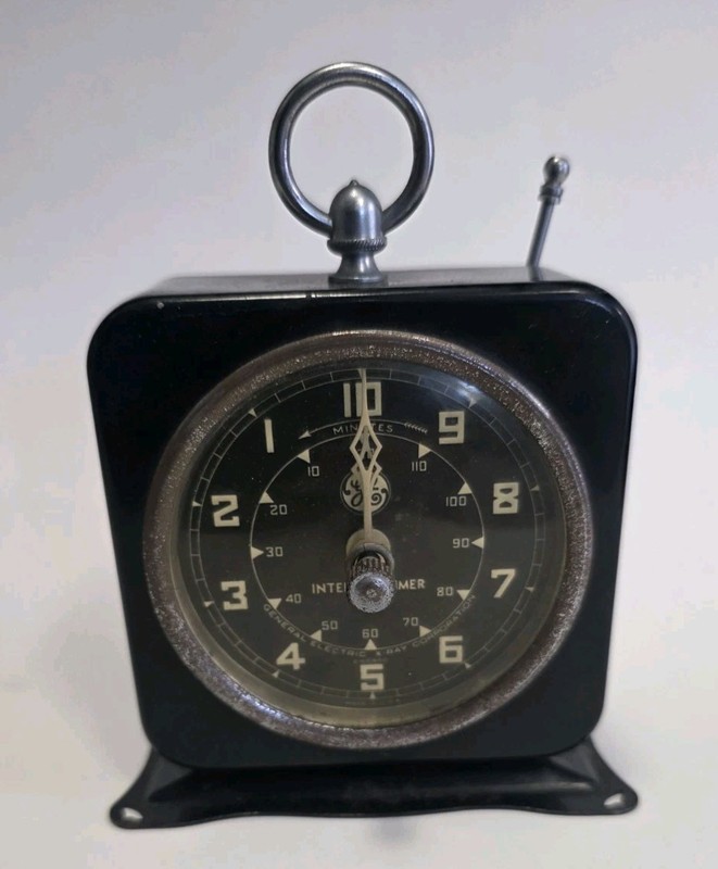 Vintage G.E. Interval Timer-General Electric X-Ray Dark Room Wind-up 1950s Works