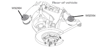 BUJES SUBCHASIS TRASERO WHITELINE PARA NISSAN 350Z 2003-06 / 2003-07 INFINITI G35 Foto 4 de 4