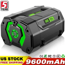 9.6Ah Lithium Ion Battery For EGO 56V Power+ BA4200 BA2800T LB4800 W/ Fuel Gauge