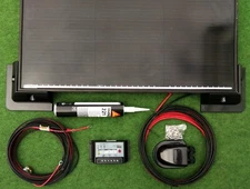 100 WATT DUAL BATTERY MOTORHOME CAMPER VAN CARAVAN SOLAR PANEL KIT control 100w