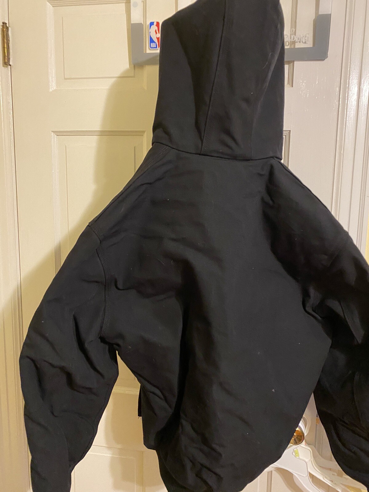 Carhartt Men's Duck Quilted FlannelLined Active Jacket J140 Black