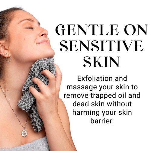 Exfoliating Washcloth Face & Body Scrub Towel - Japanese Exfoliating Towel wi... - Picture 5 of 6