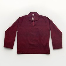 NEW Manyavar Short Kurta Mens Size XL 105 Cm Ethnic Wear Long Sleeve Maroon