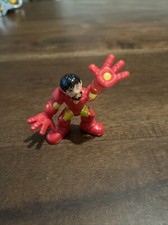  Marvel Playskool Super Hero Adventures Iron Man Tony Stark 2in. Figure Hasbro