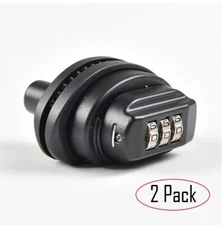 Set of 2 Combination Trigger Gun Locks Universal Firearms Pistol Rifle Shotgun