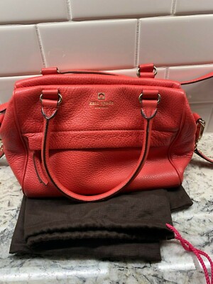 coral crossbody purse