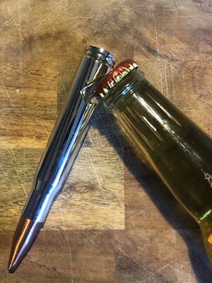 Kugel Flaschenöffner 50 Kaliber Form Silber Bier Geschenk Männerhöhle 50 Cal