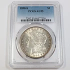 1890 S PCGS AU55 | Silver Morgan Dollar - $1 US Coin #43302A