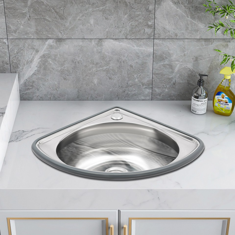 Bathroom Corner Sink Small Wall Mount Basin Sink Triangle Corner Basin