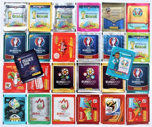 Panini Copa del Mundo + EURO Bolsa Pack 02 04 08 10 12 14 15 16 18 19 20 22 23 - Imagen 1 de 72