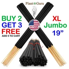 5 Jumbo Incense Sticks 19 inch Long Bulk Wholesale 19" Hand Dipped Variety Lot