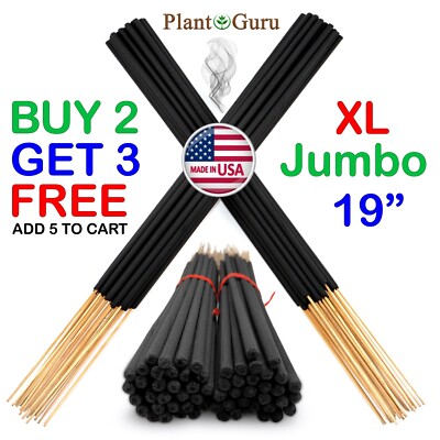 5 Jumbo Incense Sticks 19 inch Long Bulk Wholesale 19'' Hand Dipped Variety Lot